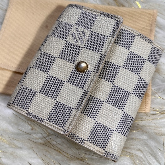 Louis Vuitton Ellise Trifold Azur Small wallet with duster - Picture 12 of 16